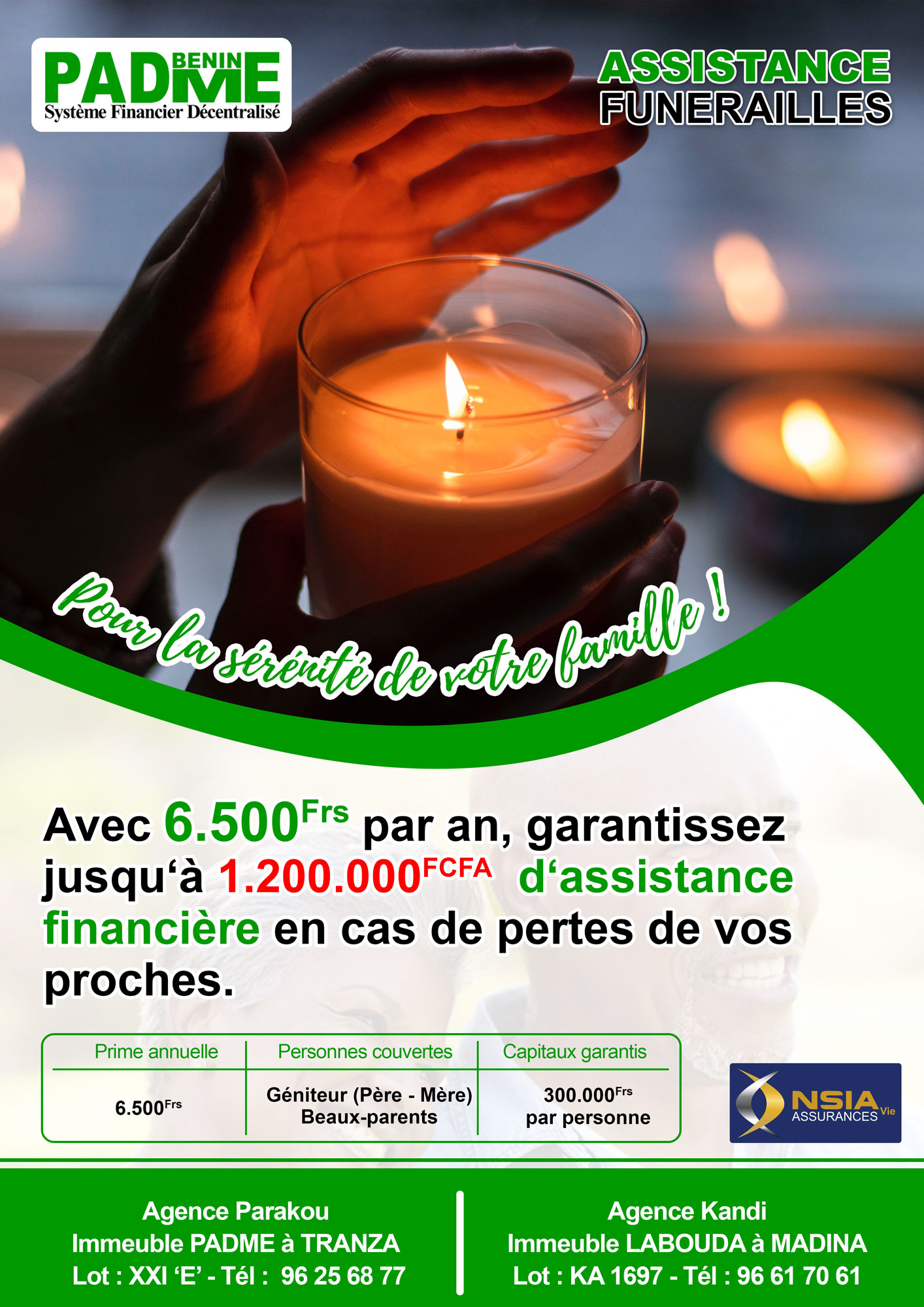 Fiche produit NSIA  Assistance Funérailles